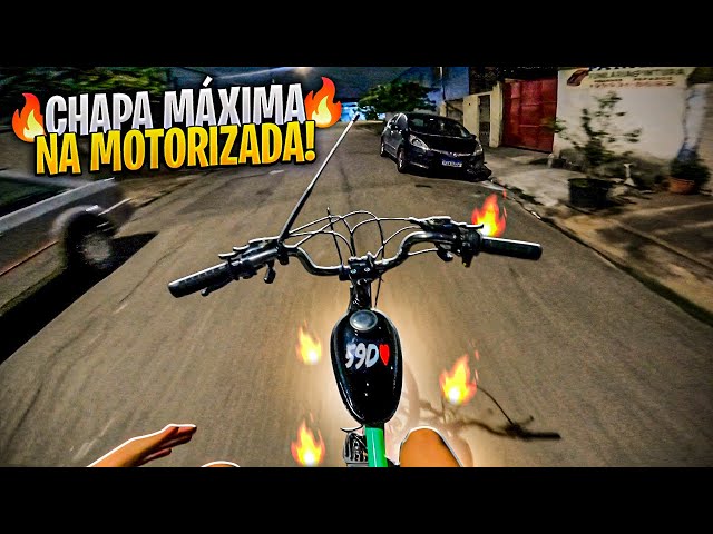 CHAPA MÁXIMA NA MOTORIZADA 80cc NO NOTURNO