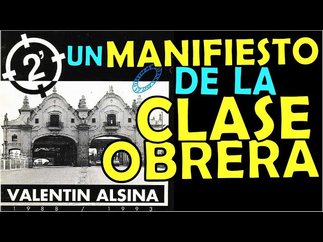 VALENTIN ALSINA - 2 MINUTOS le canta a LA ESQUINA, los BARES, LA CERVEZA y a la RUTINA del OBRERO