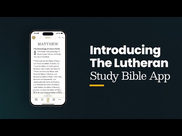 The Lutheran Study Bible App