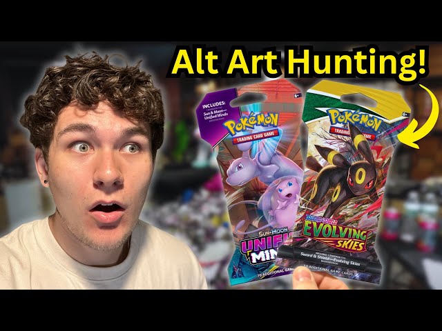 I Searched For My Favortive ALT ART Pokemon Cards... *FULL PANIC*