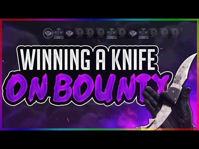 WINNING A KNIFE ON CSGOBOUNTY! (INSANE LUCK!) | CSGO GAMBLING