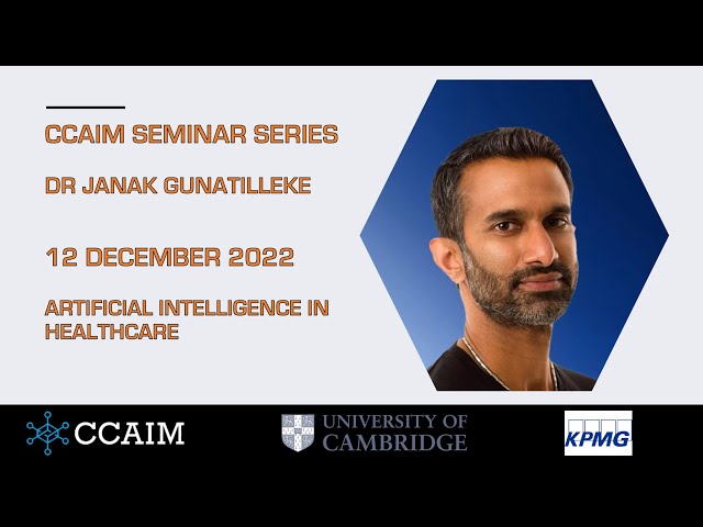 CCAIM Seminar Series – Dr Janak Gunatilleke - KPMG UK