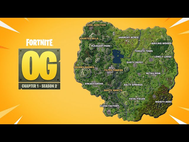 The *REAL* Fortnite OG Map Is Coming!  (ALL S2 POIs WILL BE THERE DAY 1)