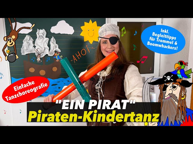 PIRATEN - KINDERTANZ 🏴‍☠️ Mitmachlied | KITA & GRUNDSCHULE | Simone Ludwig | Floh im Ohr TV