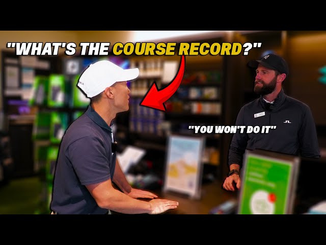 Asking for the Course Record.... then Breaking it!