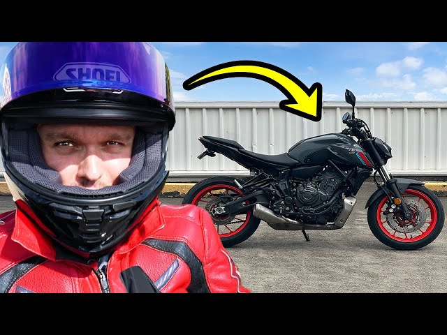 I BOUGHT THE MOST POWERFUL LEARNER BIKE - MT07 | First Ride