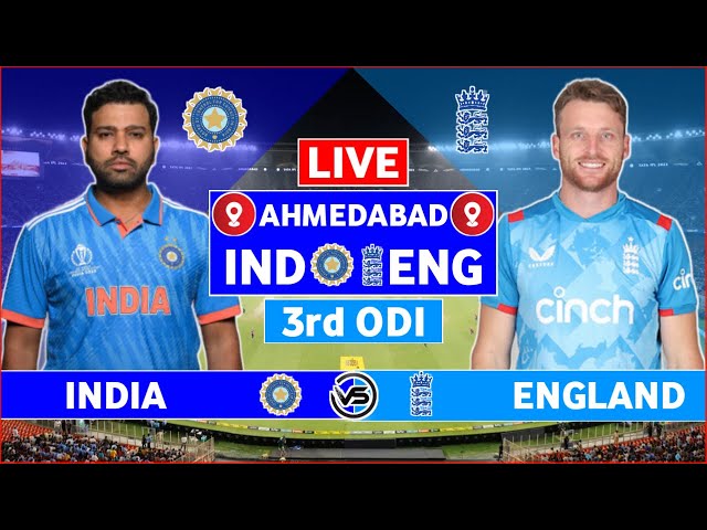 India vs England 3rd ODI Live Commentary | IND vs ENG 3rd ODI Live Hindi Commentary