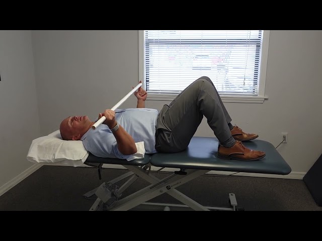 Shoulder External Rotation with T-Bar | Pursuit Physical Therapy