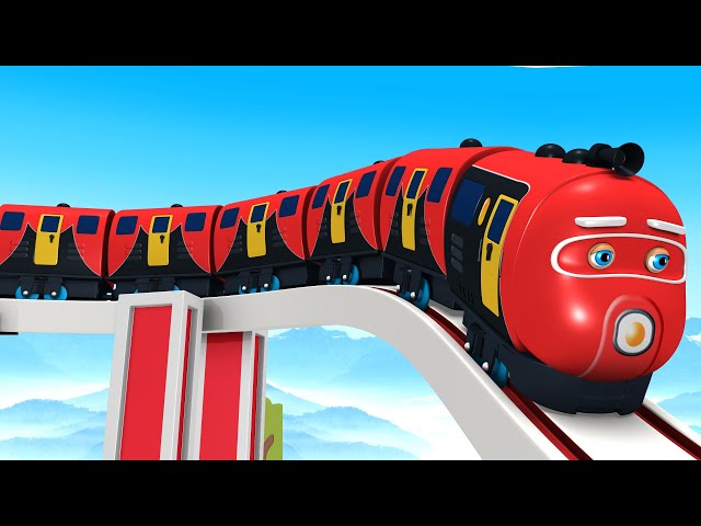 Trains for Kids - Choo Choo Cartoon Train for Children - Toy Factory Cartoon Train