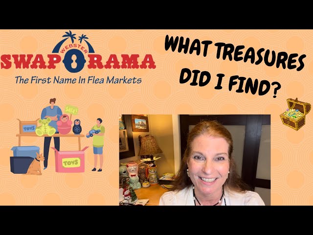 WEBSTER SWAP O RAMA FLEA MARKET - SHOPPING & HAUL - Craziest Flea Market Ever!  Thrift Shopping