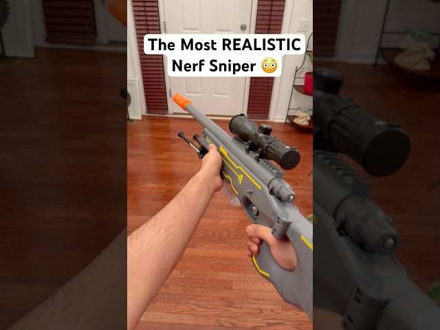 The Most REALISTIC Nerf Sniper 😳 #shorts