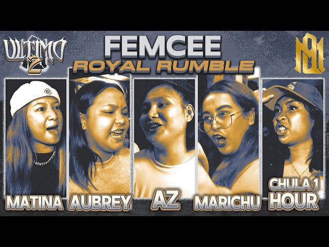 Motus Battle - AZ vs CHULA 1HOUR vs MARICHU vs MATINA vs AUBREY | FEMCEE ROYAL RUMBLE