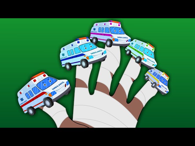 Ralph and rocky | Ambulance Finger Family | Kids Rhymes