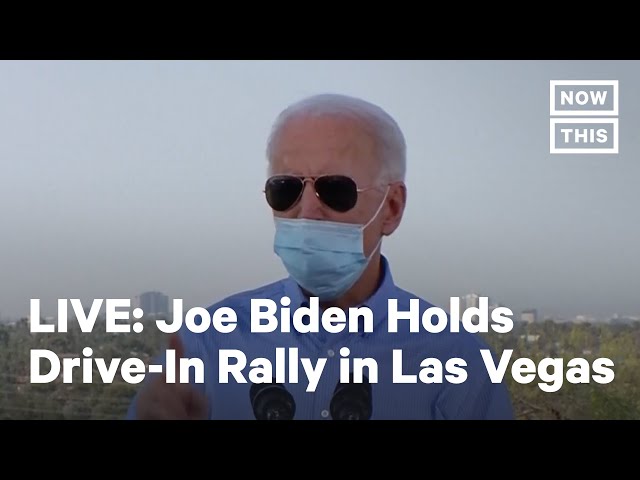 Joe Biden Holds Drive-In Rally in Las Vegas | LIVE | NowThis