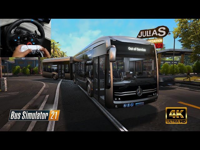 Bus Simulator 21 PlayStation 5 & Logitech G29 Steering wheel game play