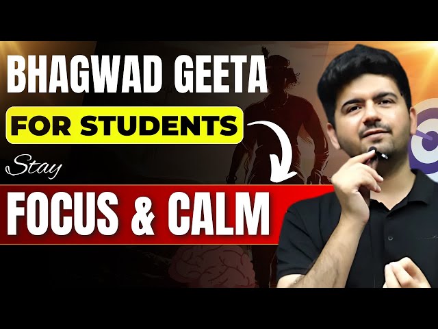 How to stay focused & stress free ? Best Bhagwat Geeta Lesson for Students @BhajanMarg