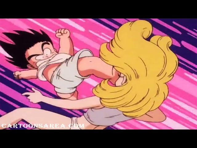 Kid Goku teaches Launch "Gender Equality" Dragon Ball(English-Dub)