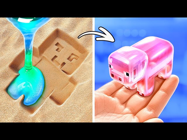 Fail! I Tried to Make Squishy Steve...Got a PIG! 😂 *DIY Minecraft*