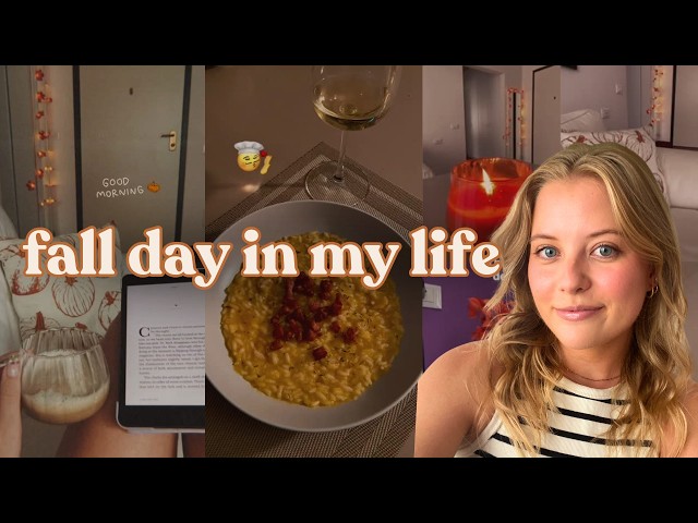 fall day in my life 🍂| grocery haul, decorating for fall, new job