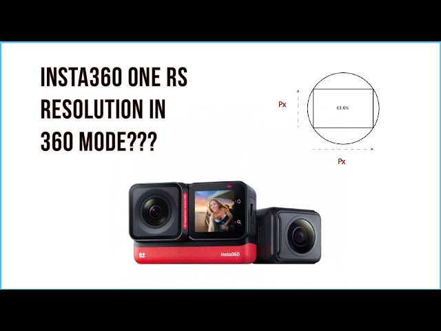 Insta360 One RS Resolution in 360 Mode Explained