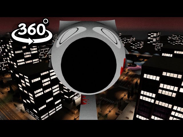 Pop Incredibox Sprunki Horror invade Your City 360° VR