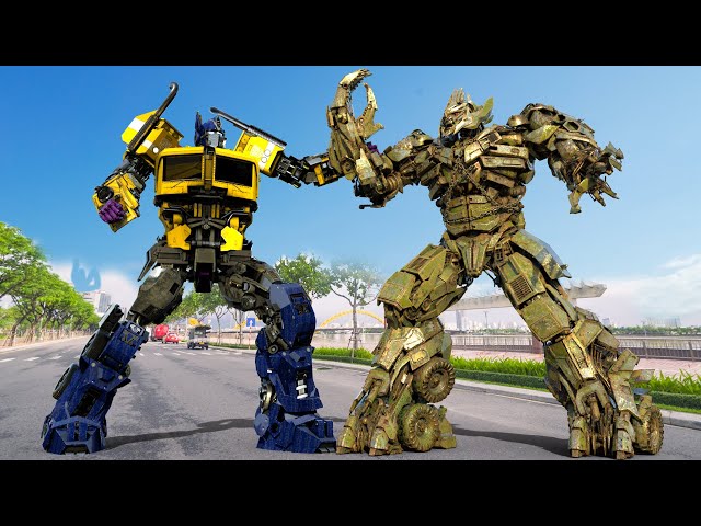 Optimus Prime vs Megatron Epic Battle - Transformers Full Movie | The Last Knight [HD]