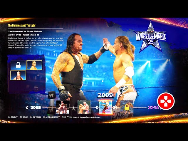 WWE 2K24 Showcase - The Undertaker vs "HBK" Shawn Michaels | WrestleMania 25