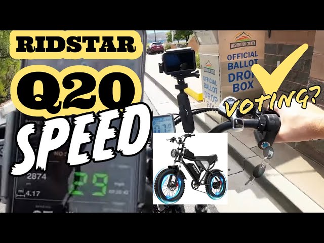 RIDSTAR Q20 MOTO BODY BATTERY TEST