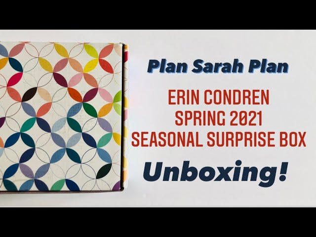 Unboxing! | Erin Condren Spring 2021 Seasonal Surprise Box!