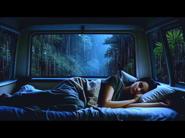 Rain Sounds for Sleeping - Soothing Rain & Gentle Thunder Relax for Fast Sleep, Remove Insomnia