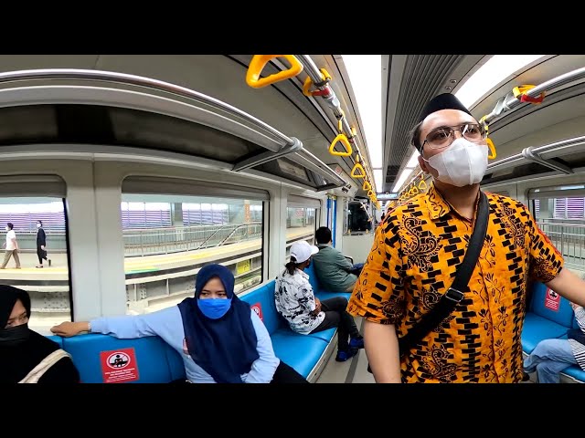 LRT PALEMBANG Jalur Demang-Jakabaring (VR 360)