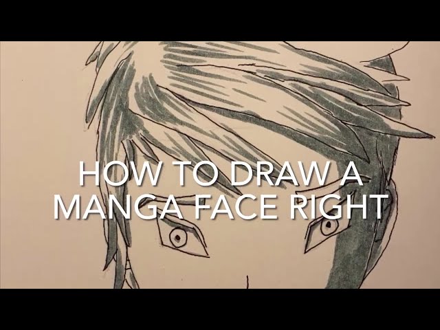 How To Draw a Manga Face (Tutorial)