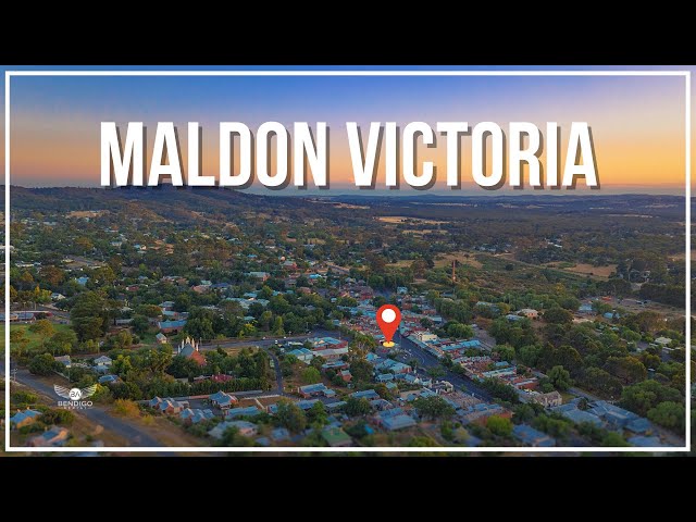 Maldon Victoria ❤️ Explore Australia's First Notable Town - Aerial Visuals