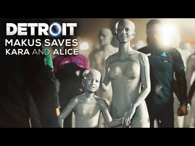 Markus Saves Kara and Alice Ending - DETROIT BECOME HUMAN