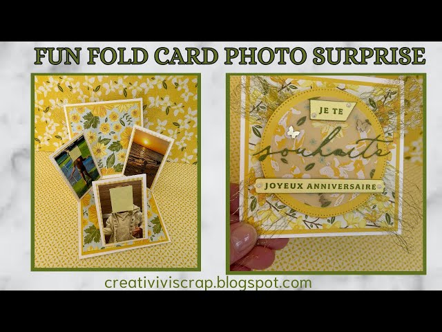 FUN FOLD CARD PHOTOS SURPRISE