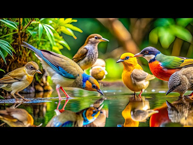 Bird Garden | Colorful Birds | Beautiful Nature, Soothing Bird Songs | Relax and Heal