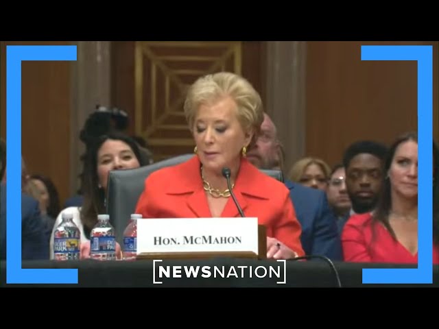 Linda McMahon faces Senate confirmation hearing