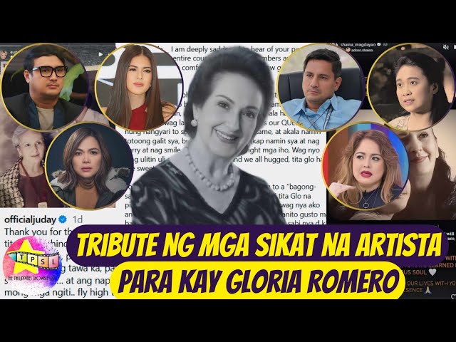 Tribute ng mga Sikat na Artista para kay Gloria Romero