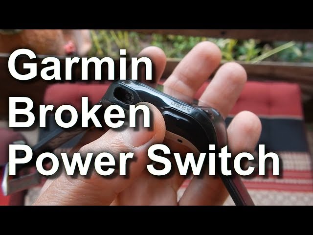 Garmin Broken Power Switch Tips (Forerunner 910 XT)