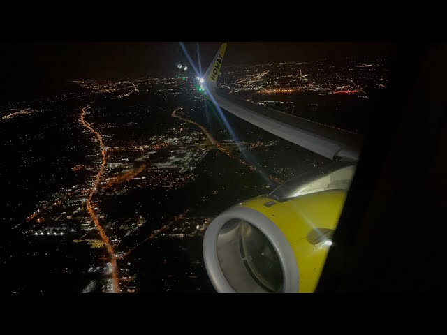 Spirit Airlines Airbus A321 Takeoff from Cleveland (CLE)