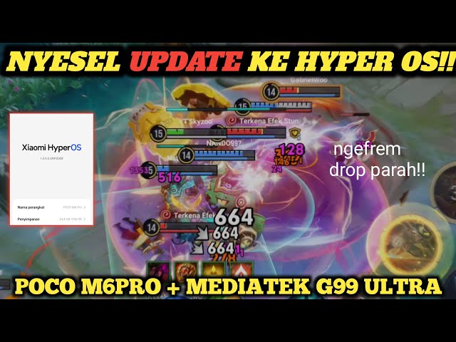 NONTON INI SEBELUM ANDA MENYESAL‼️POCO M6 PRO UPDATE XIAOMI HYPER OS ❓#hok #pocom6pro