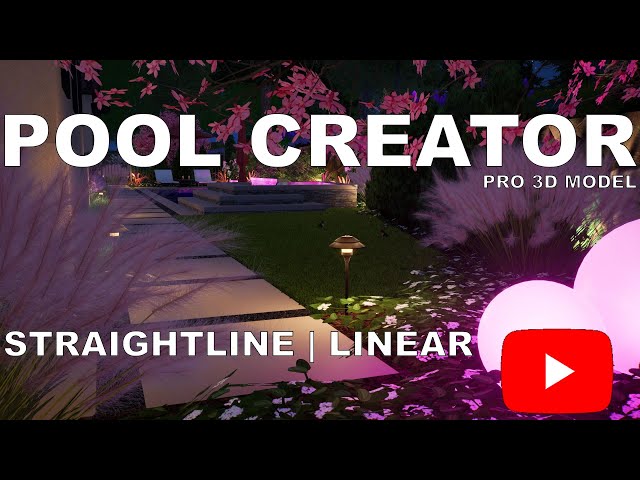 The Goldsand Pool - Pool Creator Pro 3D Model