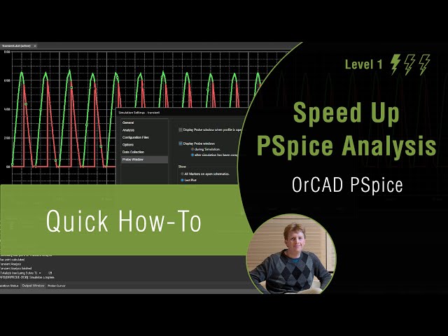 How to Expedite PSpice Analysis with Saved Measurements