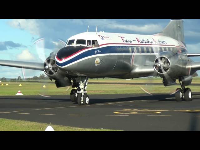 HARS CONVAIR 440 Arrival Dubbo 20.08.2016