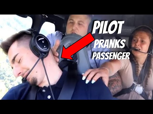 Pilot Acts Dead To Prank Passenger!