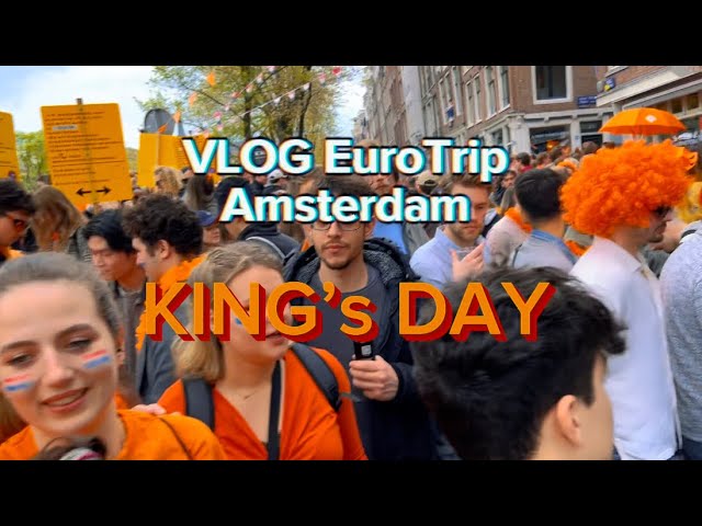 VLOG EuroTrip: King’s Day/День Короля в Амстердаме или Как мы попали на одну большую вечеринку!