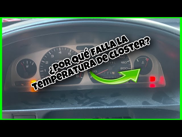 Por qué el cluster  marca mal la temperatura de Tsuru Nissan