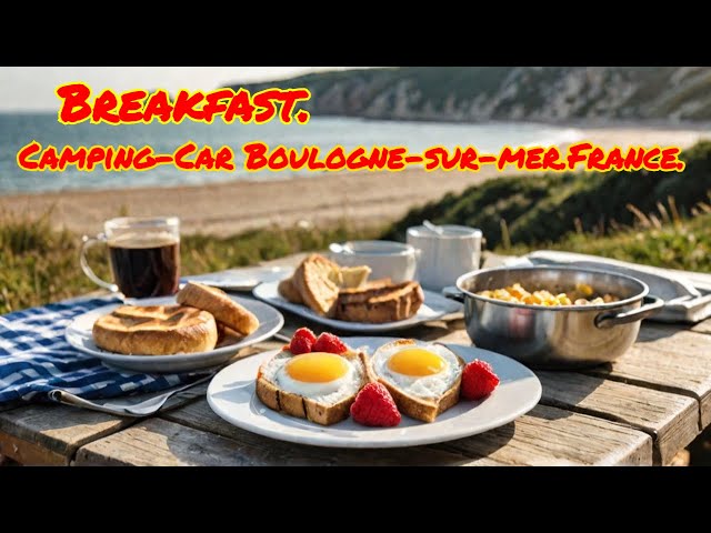 Breakfast.Camping-Car Boulogne-sur-mer.France.