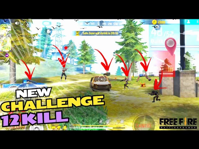 Dominating Free Fire: 20 Kill Target Rank Game Match!#freefire #viralvideo