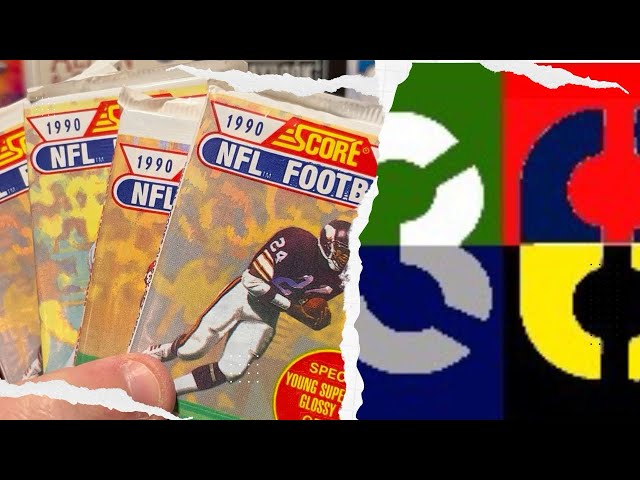 Opening four packs of 1990 Score Series Two football cards together! Which was the big pull?